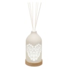 LED Ceramic Reed Diffuser Heart 19cm