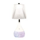 Diamond Shade LED Colour Changing Glitter Lamp 13 x 28cm