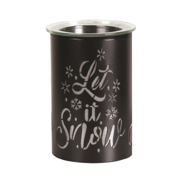 LED Melter Let It Snow Black 12cm