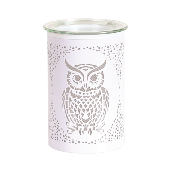 LED Melter Owl White 12cm