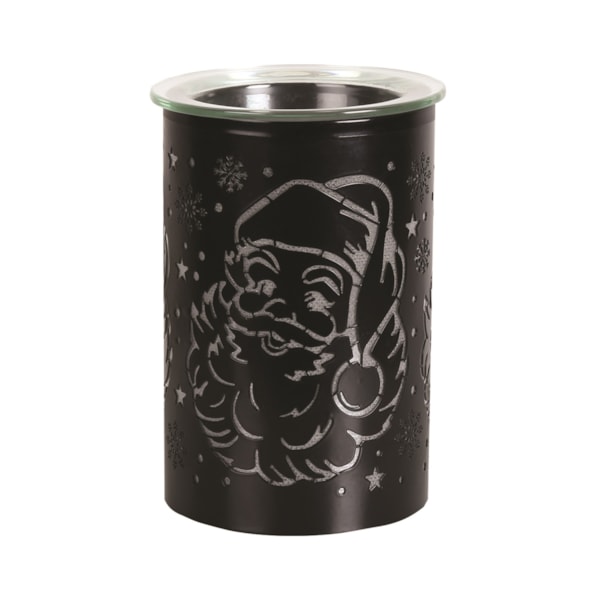 LED Melter Santa Black 12cm