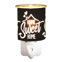 Wax Melter Plug In - Black & Gold Silhouette Home 13cm