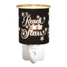 Wax Melter Plug In - Black & Gold Silhouette Reach 13cm