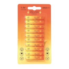 AAA Batteries Blister Pack 10 Cells