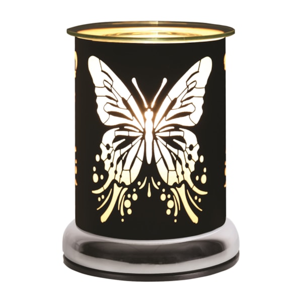 Electric Wax Melter Touch - Black Silhouette Butterfly 17cm