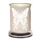 Electric Wax Melter Touch - White Silhouette Butterfly 17cm