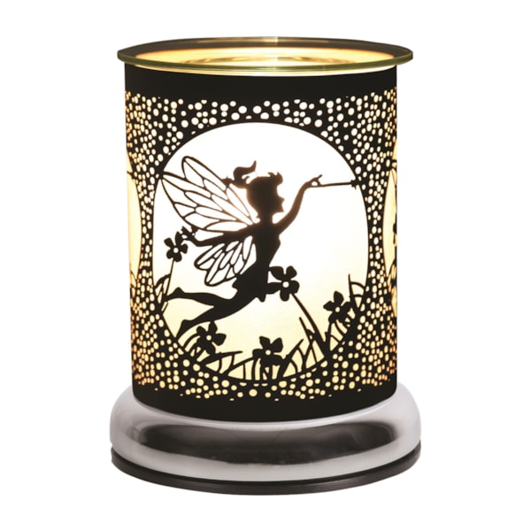 Electric Wax Melter Touch - Black Silhouette Fairy 17cm