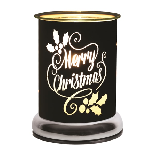 Electric Wax Melter Touch - Black Silhouette Merry 17cm