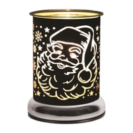 Electric Wax Melter Touch - Black Silhouette Santa 17cm