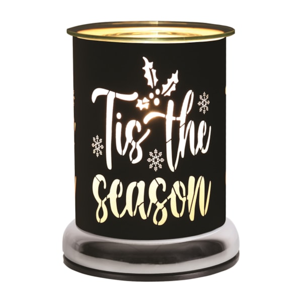 Electric Wax Melter Touch - Black Silhouette Tis the Season 17cm