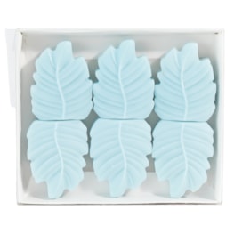 Juniper Rain Box of 6 Leaf Shaped Wax Melts by Woodbridge