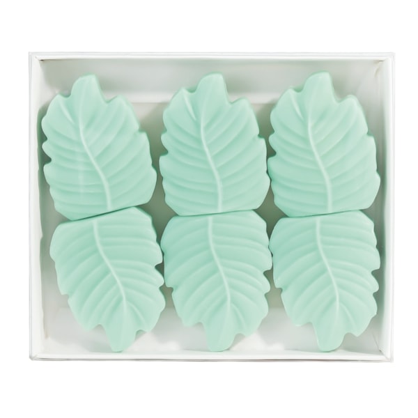 Springtime Box of 6 Leaf Shaped Wax Melts by Woodbridge