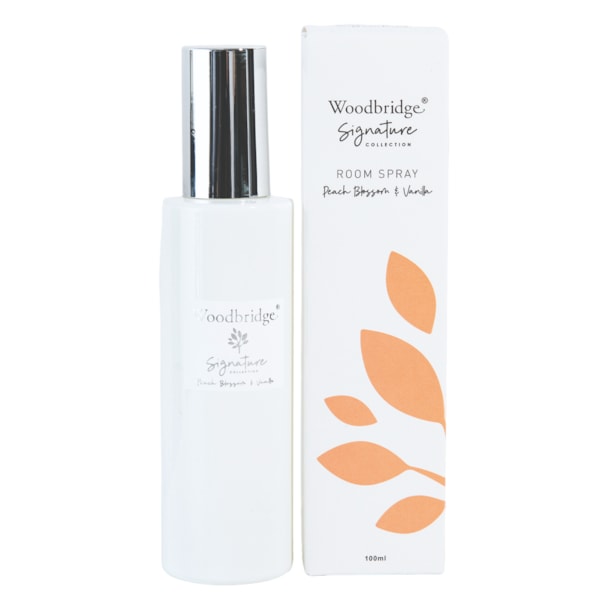 Peach Blossom & Vanilla Room Spray by Woodbridge 100ml