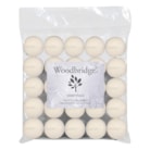 Ivory Unscented Long Burn Tealights Pack of 25