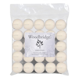 Ivory Unscented Long Burn Tealights Pack of 25