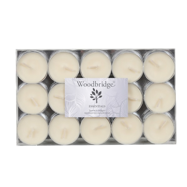 Ivory Unscented Tealights Pack of 15