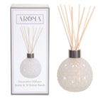 White Lustre Glass Reed Diffuser & 50 Rattan Reeds