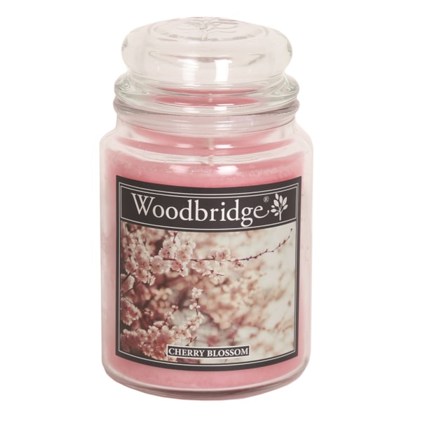 Cherry Blossom Woodbridge Large Scented Candle Jar