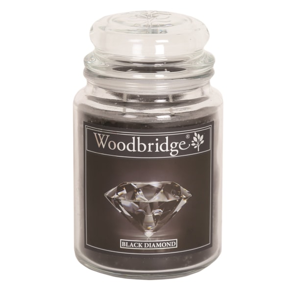 Black Diamond Woodbridge Large Scented Candle Jar