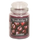 Black Cherries Woodbridge Large Scented Candle Jar