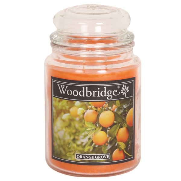 Orange Grove Woodbridge Large Scented Candle Jar