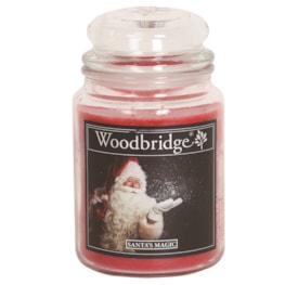 Santas Magic Woodbridge Large Scented Candle Jar