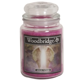 Angel Wings Woodbridge Large Scented Candle Jar