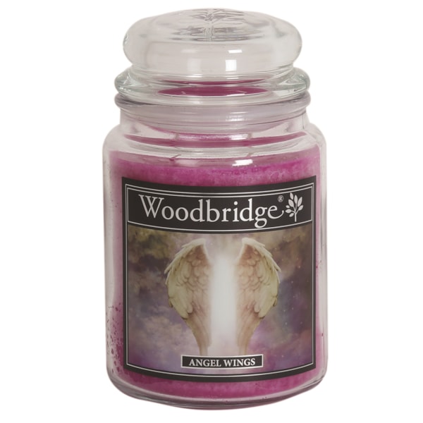 Angel Wings Woodbridge Large Scented Candle Jar