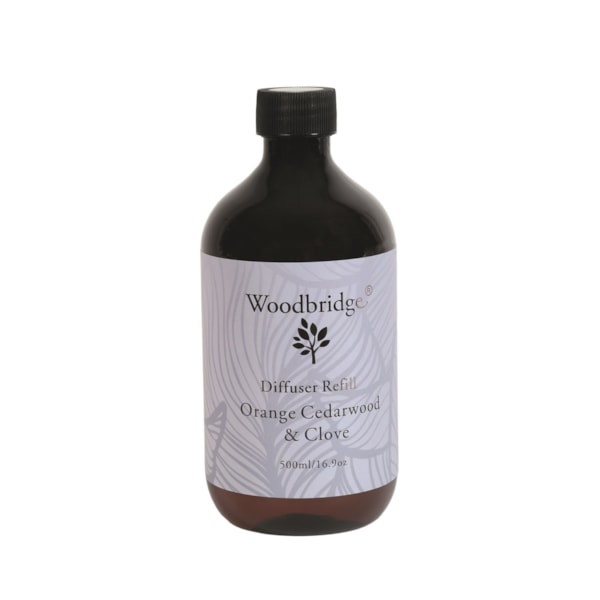 Orange Cedarwood & Clove - Reed Diffuser Liquid Refill Bottle by Woodbridge 500m