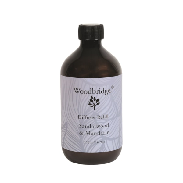 Sandalwood & Mandarin - Reed Diffuser Liquid Refill Bottle by Woodbridge 500ml