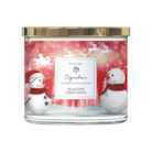 Seasons Greetings Wax Tumbler Candle Jar by Woodbridge 410g