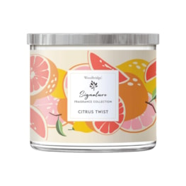 Citrus Twist Wax Tumbler Candle Jar by Woodbridge 410g